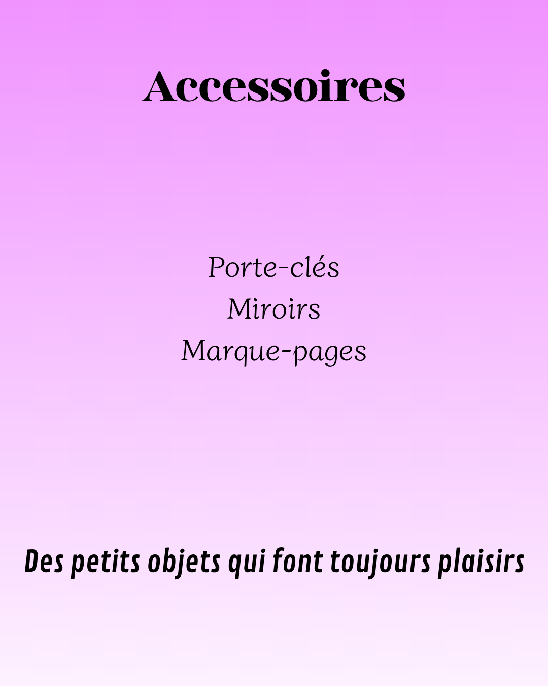 Accessoires