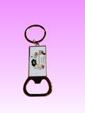Bottle opener keyring