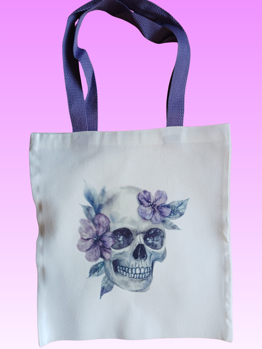Tote bag anse colorée
